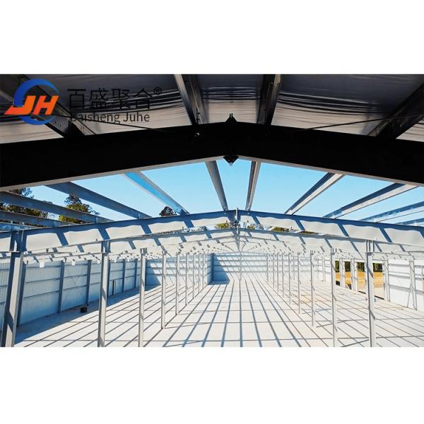 Q235/Q345 Low Carbon Steel Poultry Farm Building For Cow Goat Horse Arena Cattle