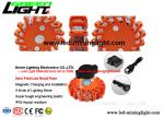 Multiple Colors LED Warning Light Magnetic Charging For Traffic / Vehicle