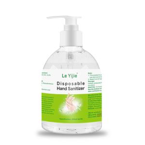 Wholesale Transparent Mint Waterless Hand Sanitizer With Pump 100ml 300ml 500ml from china suppliers