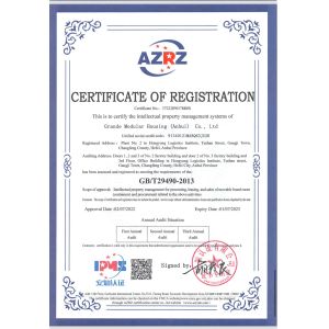 Grande Modular Housing (Anhui) Co., Ltd. Certifications