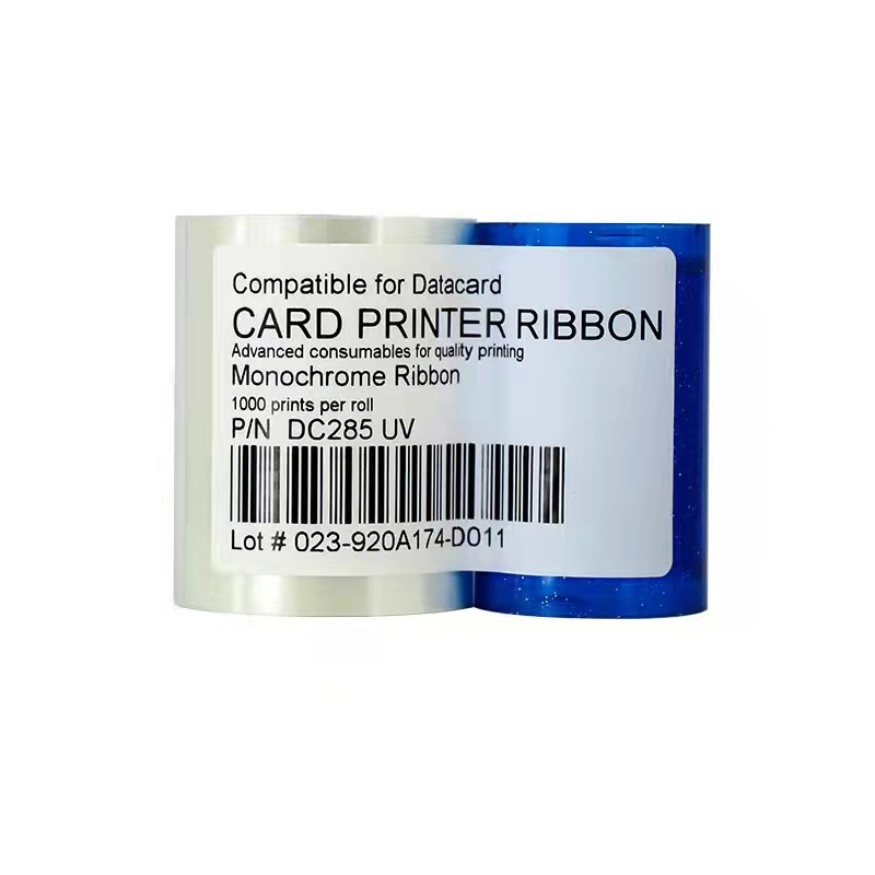 9mm Width 800300-UV Compatible Ribbon For Zebra ZC100 ZC150 ZXP3 Product