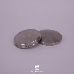 Wholesale Dome Shaped Handrail End Caps Silver Color 42.4x2.0mm For Round Tubes from china suppliers