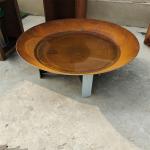 Customized Steel Fire Pits Metal Stamping Garden Corten Steel fire bowls Eco