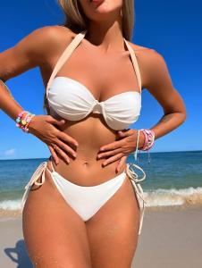 Wholesale S Size Floral Nylon Bikini Swimwear Women Swimsuit Beachwear Bathing Suit from china suppliers