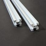 Silver Or Customized Aluminum 6005-T5 Extrusion Profiles Photovoltaic Module