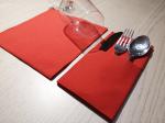 Red Airlaid Luxury Paper Napkin Indulge Delicate And Soft Napkins 40cm×40cm