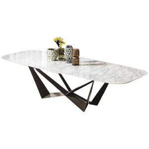 Wholesale Small Luxury Dining Table And Chairs 4 Person Marble Dining Table Set 200cm 180cm 160cm 220cm from china suppliers