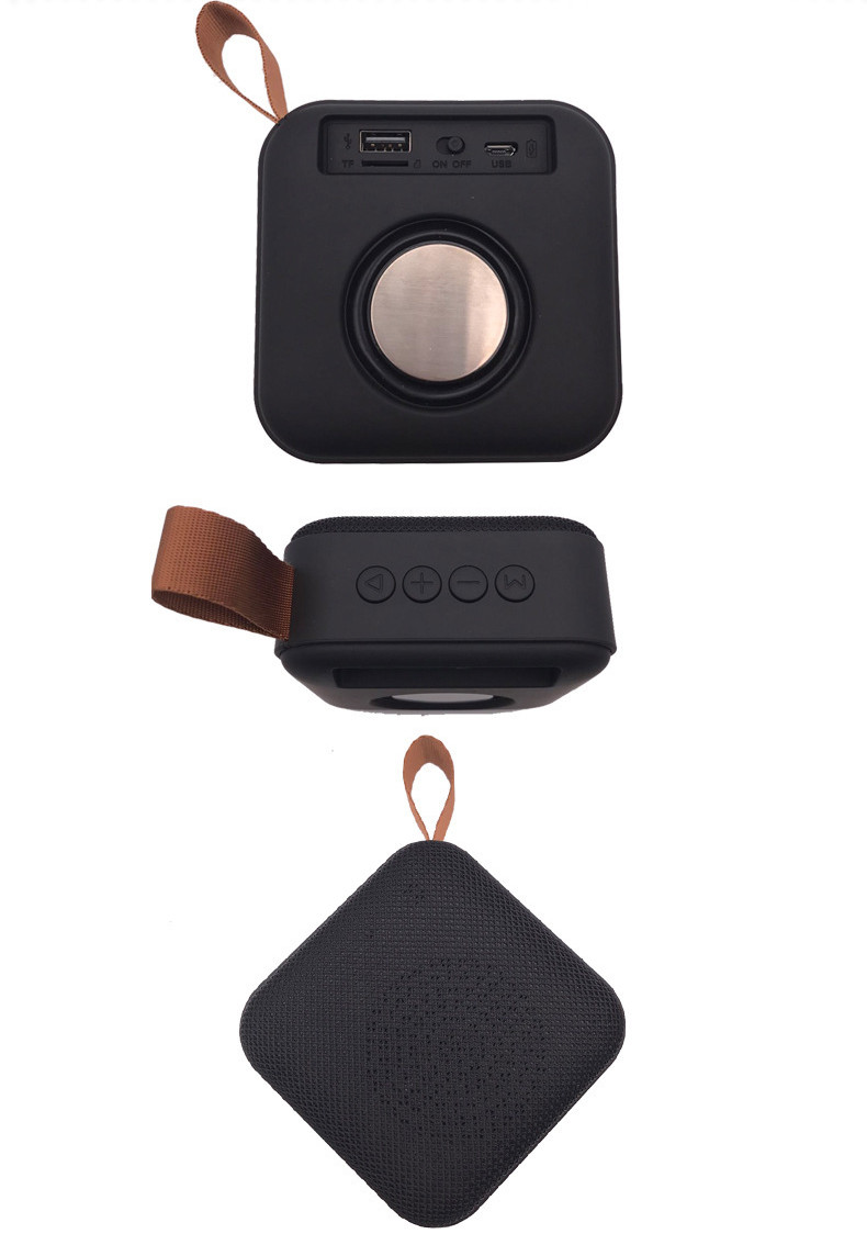 Fabric Square bluetooth speaker, Portable Music bluetooth speaker for Camping use