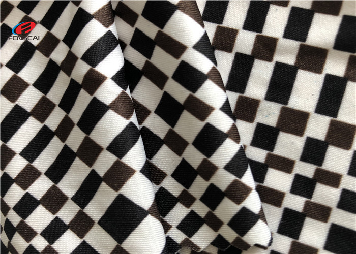 200GSM Weft Knitted Fabric , Polyester Spandex Fabric For Swimwear Sports