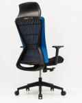 DIOUS Blue Mesh Arm Chair Nylon Conjoined 3 Positions Locking