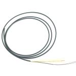 SM G657A2 Indoor Armored Fiber Optic Cable Tight Duplex LSZH Black Anti Rodent