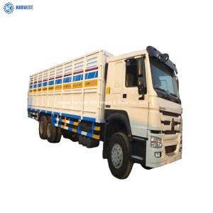 Wholesale 12R24 Tyres 371hp 6x4 Sinotruk 9500x2300x2300mm Howo Cargo Truck from china suppliers