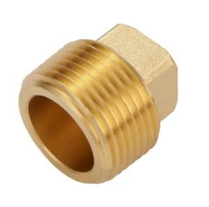 Wholesale 1/2&quot; NPT 3/4'' NPT ASME B1.20.1 Brass Pipe Fittings brass plug from china suppliers