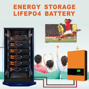 Wholesale 6000 Cycles 5kwh Rechargeable LiFePO4 Lithium Battery Power Wall Mount 48V 100ah from china suppliers