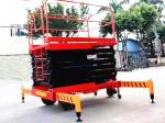 Self Propelled Electric Scissor Lift 12m Platform Hydraulic Motor Driving