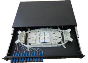 Wholesale MTP Sliding FTTH Fiber Optic Patch Panel 1U 19'' Rack Mount from china suppliers