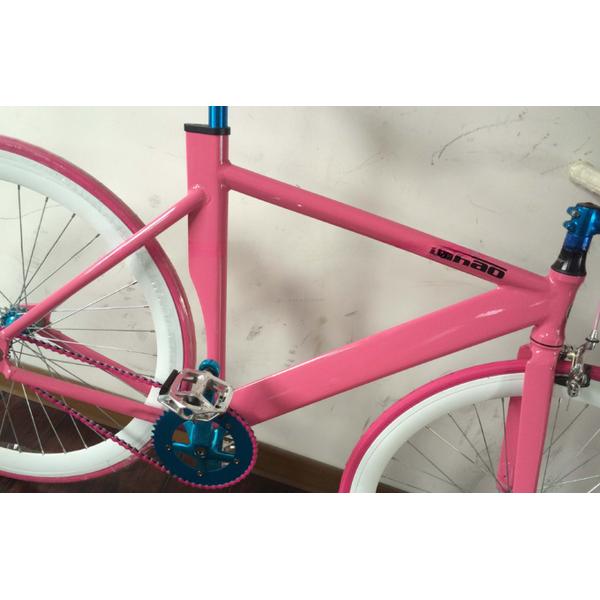 ODM Logo OEM Color 700C Single Speed Track Bike with Lightweight Aluminum Frame and Fork