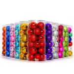 SGS 3cm To 10cm Colored Christmas Balls Holiday Home Decor