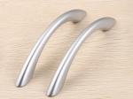 Pearl Silver Plastic Dresser Knob , Arched Pink ABS Cabinet Pulls Colorful