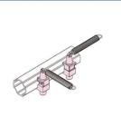 28mm Flexible AL-107 Metal Tube Connectors ISO9001
