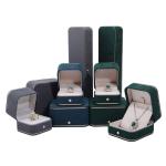 Square Custom Jewelry Box for Handmade Necklace Bracelet Earrings Collection