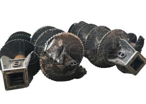 Wholesale Rotary OD600mm 20mm Thickness Soil And Rock Drilling Auger from china suppliers