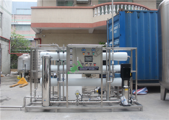 HMI Touch Control 6T Reverse Osmosis Plant With CIP Wash Equipment&UV Sterilizer