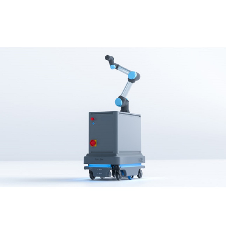 UR Callaborative robot and robotiq robot gripper for AGV Robot