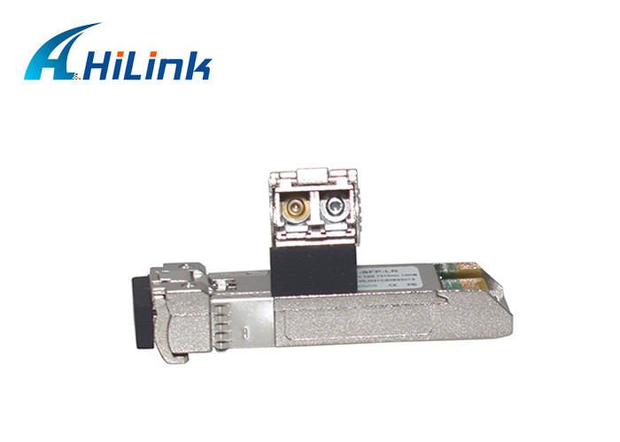 10km LR 1310nm SFP+ Transceiver Module SMF Fiber FCC RoHS Certification