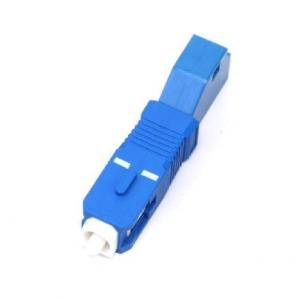 Wholesale FTTH SC Male - LC Female Fiber Optic Adapters Hybrid Flange Insertion Loss 0.2dB from china suppliers