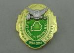 Combined personalised Memorial / Awards Badge Zinc Alloy 3D 38 mm