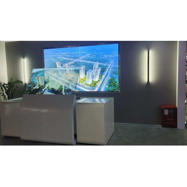 55 Inch 2K Ultra-Clear Transparent OLED Display for Digital Real Estate Inquiry and Smart Property Presentation