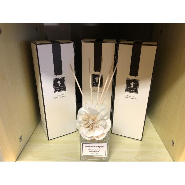 Custom Made Glass Diffuser Bottles / Square Clear Crystal Perfume Bottle