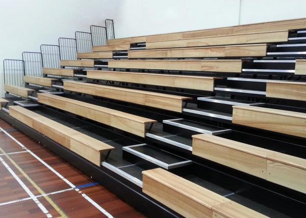 Quality Electric Control Retractable Grandstands For Stadium Hall / Indoor Arena for sale