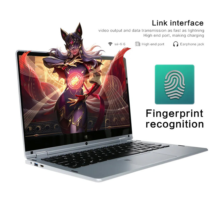 Mini Ultrabook Ubuntu PC IPS Laptop Full HD 1920x1080 13.3Inch