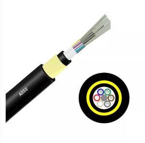 Wholesale Outdoor 12 24 32 48 72 96 144 Core Communication Cable Adss G652d Fiber Optic Cable from china suppliers