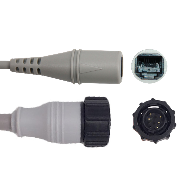 IBP adapter cable Compatible for Bard 5pin to smith transducer