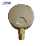 0 - 100Mpa Oil Filled Pressure Gauge Bottom Mount For Hydraulic Press