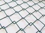 Woven Blue Color 60x60mm Pvc Diamond Mesh Fencing