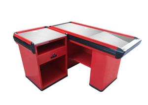 Wholesale Shop Cash Register Stand Supermarket Checkout Counter With Front Display from china suppliers