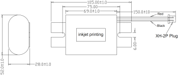 Self-check 2W LED conversion kits with 3 hours duration time and 80-200Vdc output