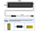 Smart Car Sticker 120x595mm RGB Dynamic LED Truck Demon Eye Light For Outdoor