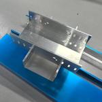 Silver Aluminum Ventilated Trough Cable Tray Indoor / Outdoor Cable Management