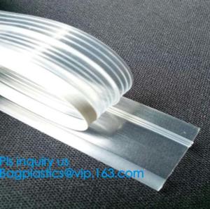 Wholesale Portable pe stand-up pouch waterproof double color flange zipper, eco-friendly pe plastic double color flange zipper from china suppliers