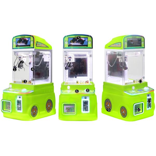 Doll Machine Coin Operated Game Machines Mini Plush Toy Claw Crane Machine