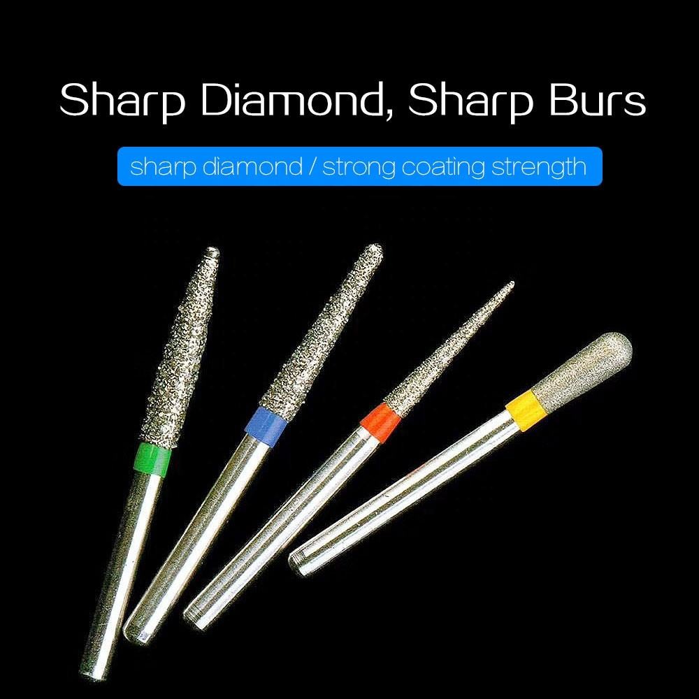 Round Diamond Dental Carbide Burs Multipurpose Length 16-19mm