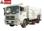 Dongfeng Water Tank Truck , Road Sweeper Water Bowser Truck Automatic Control