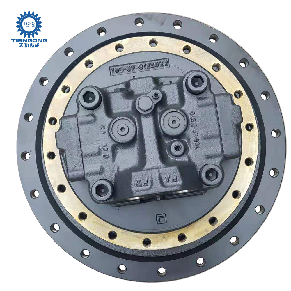 Iron PC200-8MO Excavator Travel Gearbox with Motor Travel Excavator Parts 20Y-27-00560