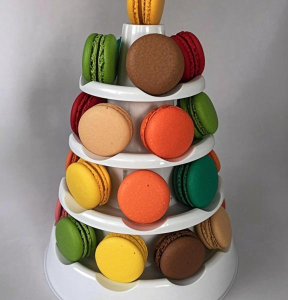 Durable Fresh Macaron Packaging Box Premium Gift Box 6 Pieces Of French Sandwich