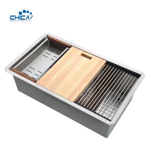 Wholesale Quality Control Procedure Stainless Steel Sink Topmount Kitchen Sinks Handmade House Kitchen Sinks from china suppliers